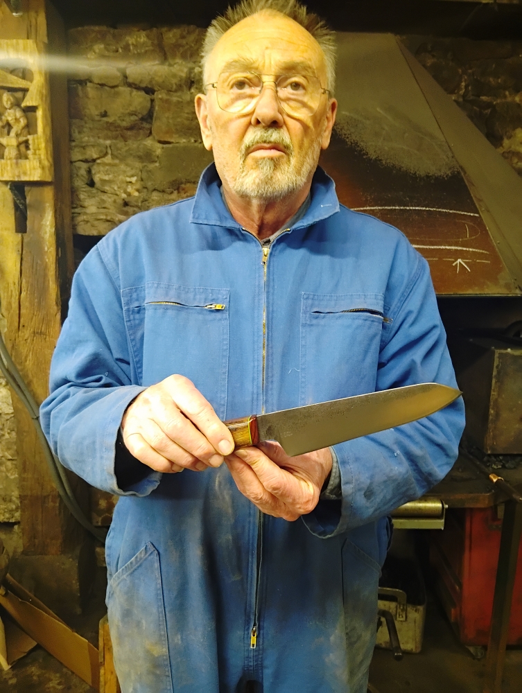 Un projet ambitieux de création de couteau avec Didier, Vielverge, O Feu Forgé