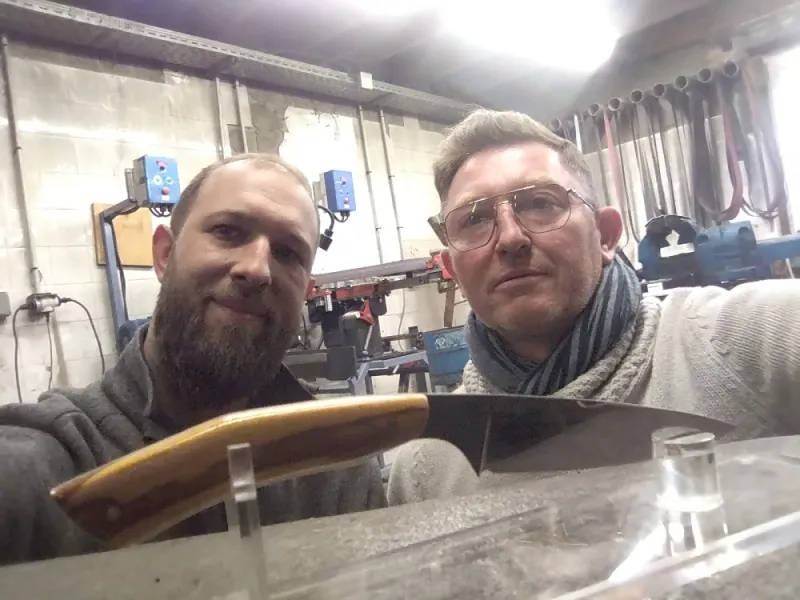 Stage de forge & coutellerie : Couteau forgé, Vielverge, O Feu Forgé