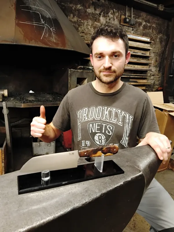 Stage couteau stock removal – 1 jour de fabrication artisanale, Vielverge, O Feu Forgé