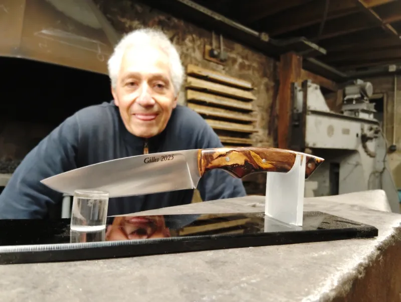 Stage couteau stock removal – 1 jour de fabrication artisanale, Vielverge, O Feu Forgé