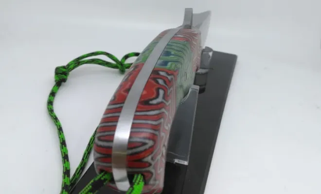 🔪 Couteau tactique en inox 440C – Modèle unique fabriqué en Bourgogne, Vielverge, O Feu Forgé