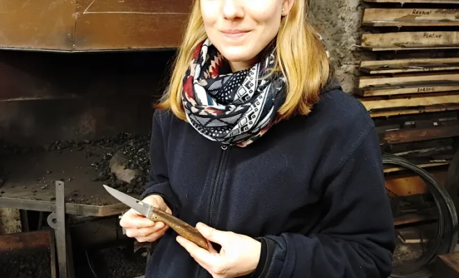 Stage de couteau pliant – 2 jours de coutellerie artisanale, Vielverge, O Feu Forgé