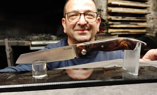 Stage de couteau pliant – 2 jours de coutellerie artisanale, Vielverge, O Feu Forgé