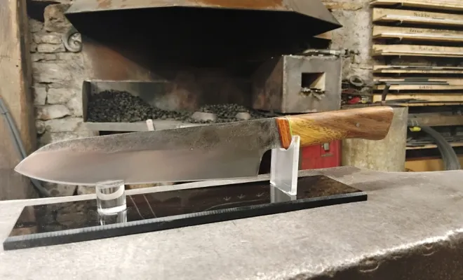 Un projet ambitieux de création de couteau avec Didier, Vielverge, O Feu Forgé