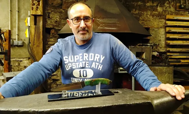 Un stage de forge enrichissant chez O Feu Forgé, Vielverge, O Feu Forgé