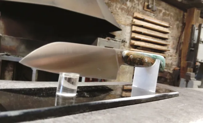 Stage de coutellerie : créer son couteau de cuisine, Vielverge, O Feu Forgé