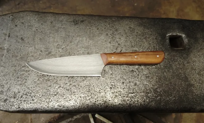 Stage de coutellerie : fabriquer son couteau de cuisine en San-mai, Vielverge, O Feu Forgé